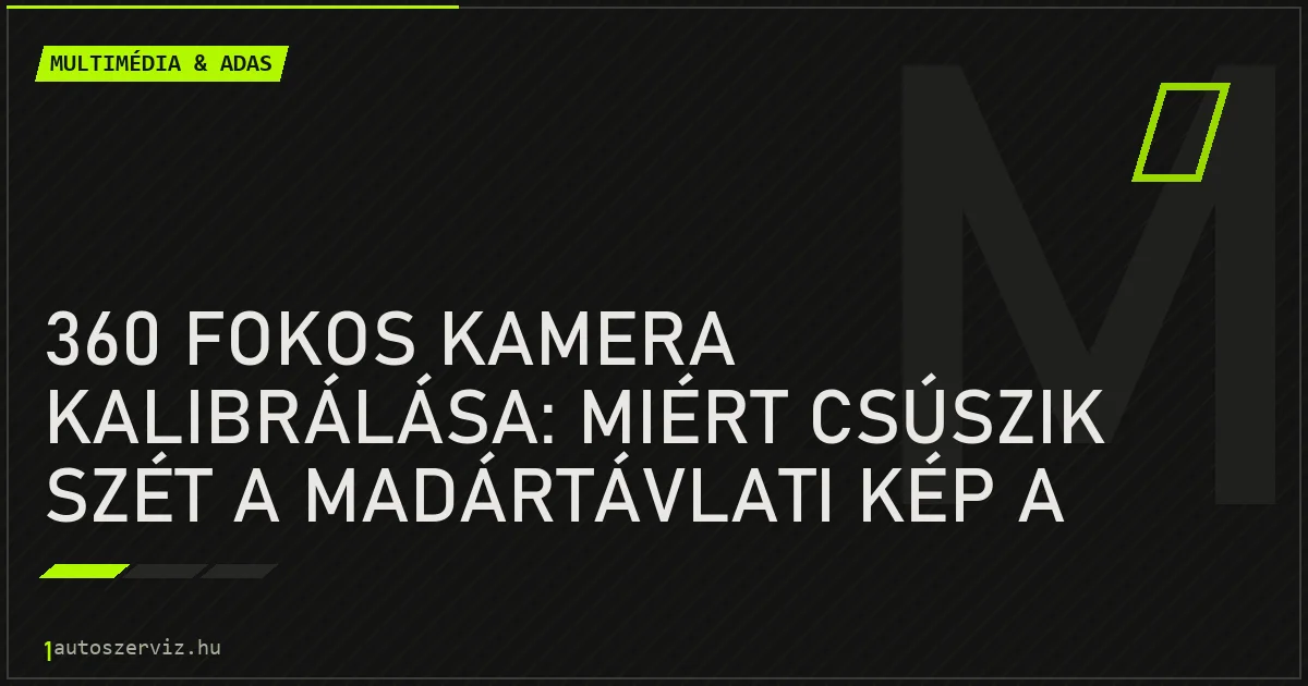 360 fokos kamera kalibrálása: miért csúszik szét a madártávlati kép a széleken? - autószerviz Budapest