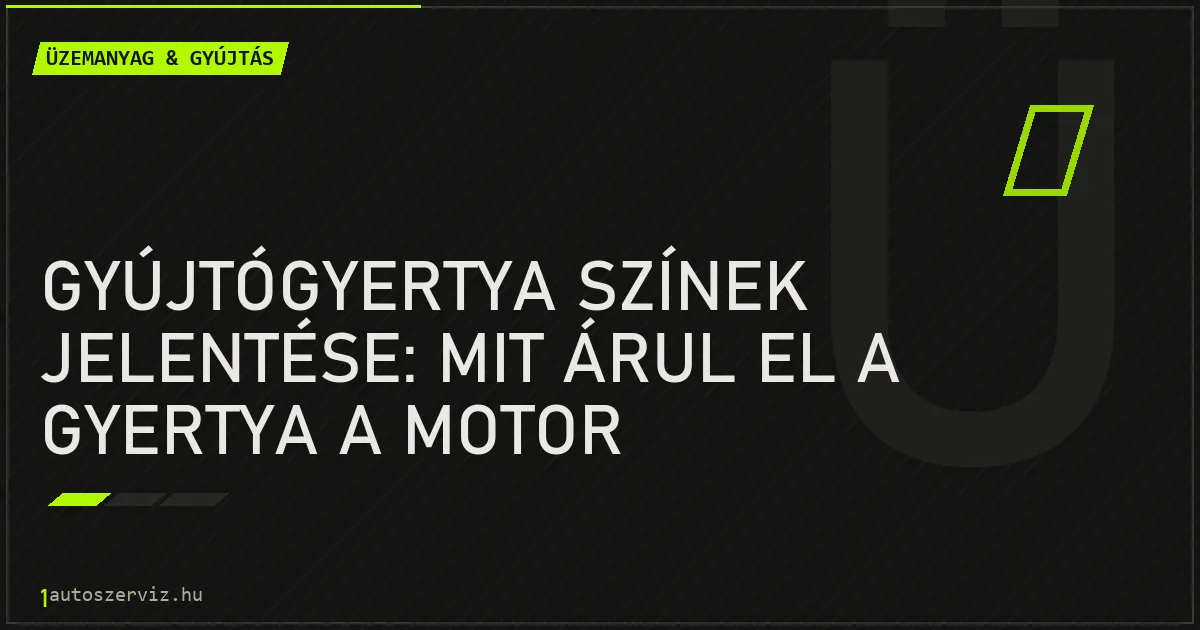 Gyújtógyertya színek jelentése: Mit árul el a gyertya a motor működéséről? - autószerviz Budapest