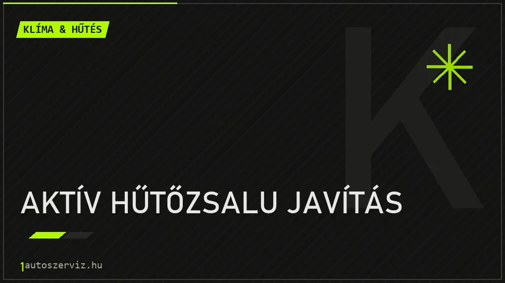 Aktív hűtőzsalu javítás - Klíma & hűtés Budapesten
