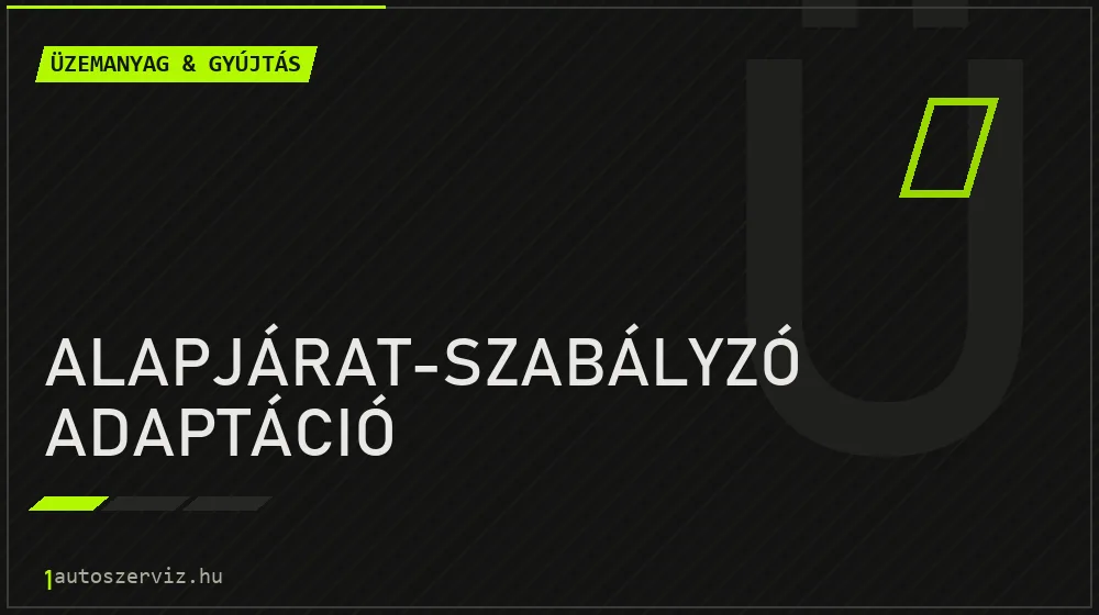 Alapjárat-szabályzó adaptáció - Üzemanyag & gyújtás Budapesten