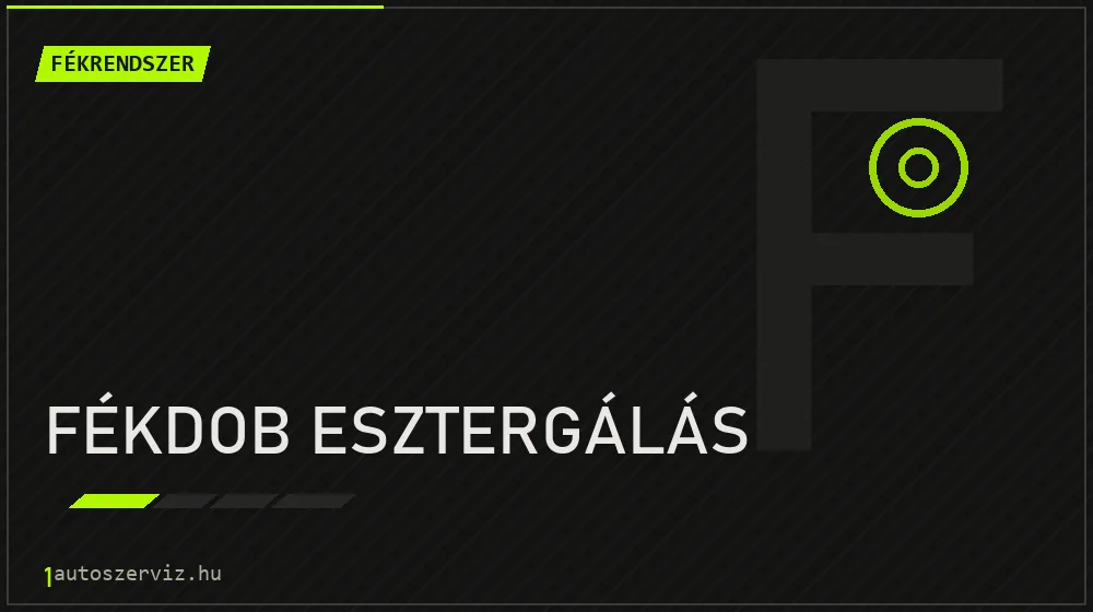 Fékdob esztergálás - Fékrendszer Budapesten