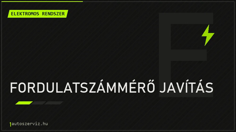 Fordulatszámmérő javítás javítás - autóvillamossági javítás
