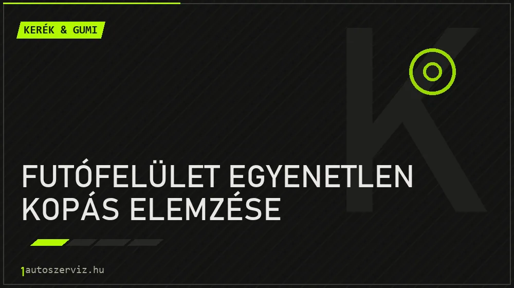 Futófelület egyenetlen kopás elemzése javítás - gumiabroncs-szerviz