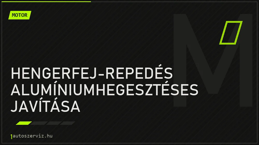 Hengerfej-repedés alumíniumhegesztéses javítása - Motor Budapesten