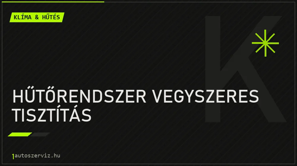 Hűtőrendszer vegyszeres tisztítás - Klíma & hűtés Budapesten