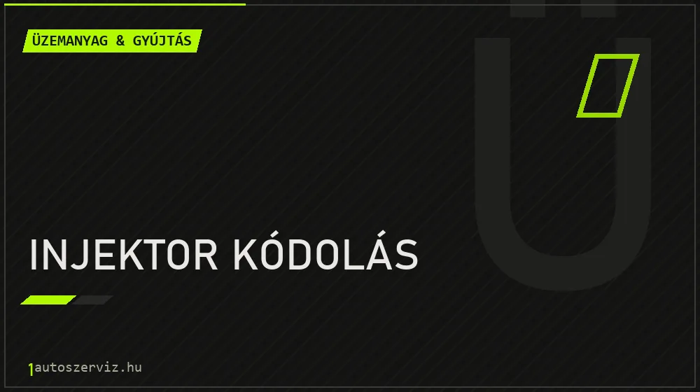 Injektor kódolás javítás - üzemanyagrendszer-javítás