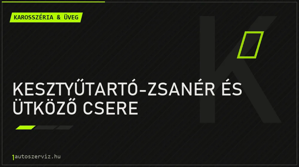 Kesztyűtartó-zsanér és ütköző csere javítás - karosszéria- és üvegjavítás