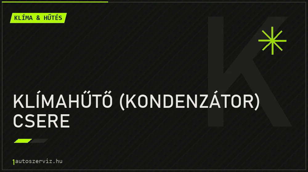 Klímahűtő (kondenzátor) csere - Klíma & hűtés Budapesten