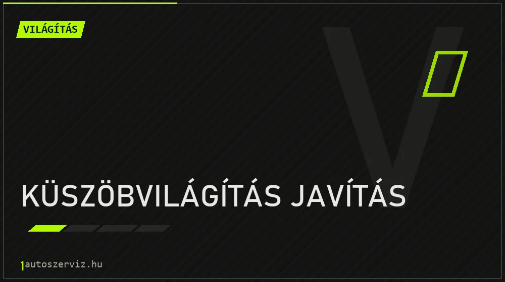 Küszöbvilágítás javítás javítás - világításjavítás