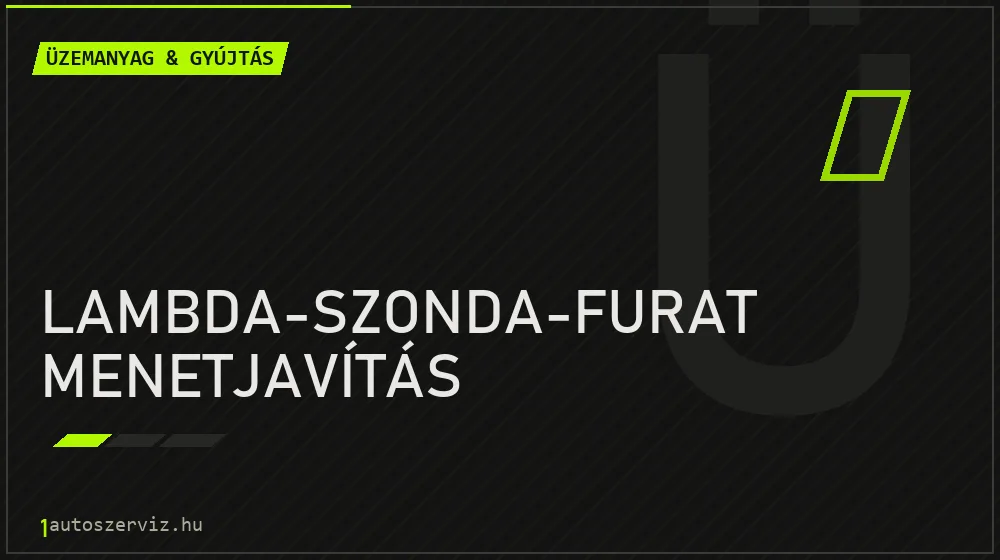 Lambda-szonda-furat menetjavítás - Üzemanyag & gyújtás Budapesten
