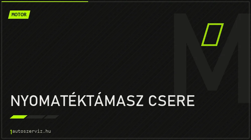 Nyomatéktámasz csere - Motor Budapesten