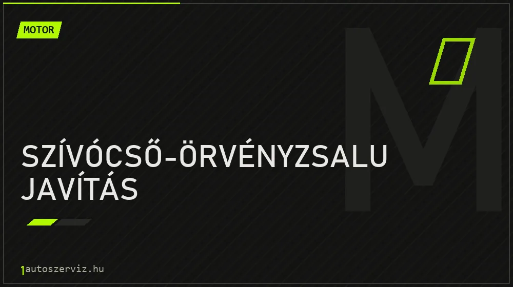 Szívócső-örvényzsalu javítás javítás - motorjavítás