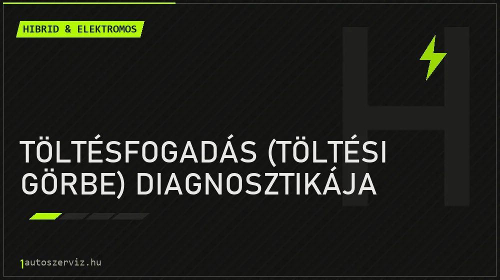 Töltésfogadás (töltési görbe) diagnosztikája - Hibrid & elektromos Budapesten