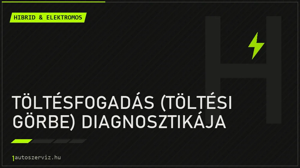 Töltésfogadás (töltési görbe) diagnosztikája javítás - hibrid- és elektromosautó-szerviz